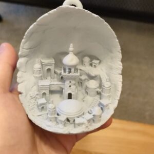 Ciudad lunar navideña